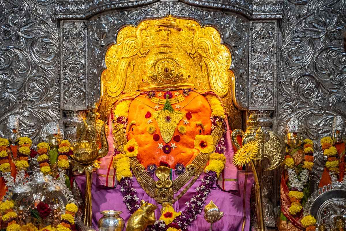 Mahaganapati Temple Located in Ranjangaon village, Pune district. - Image 1